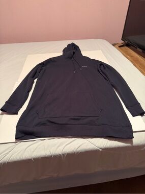 Columbia Blue Pullover Hoodie Sweatshirt Long and comfy